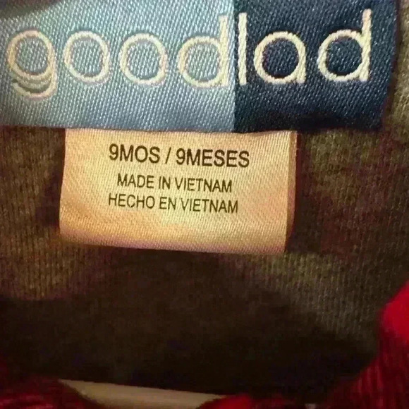 Bouys Flannel outfit - Goodlad size 9m new without tags - Picture 4 of 4